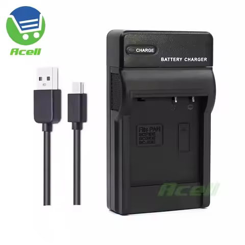 DMW-BCF10E USB Charger for Panasonic DMC-FS10 FS11 FS12 FS15 FS25 FS30 FS33 FS42 FS62 FX580 FX550 FX
