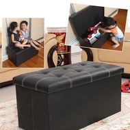 Rectangular storage stool sit adult sofa folding storage chair box