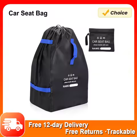 Car Seat Bag Backpack Universal Infant Carseat Storage Bag for Airplane Gate Check Large Durable Car