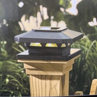 Foreigners 106+Yuan OrderIPX42Pcs Pack Solar Garden Lights Wooden Pile Railing Decorative Lights