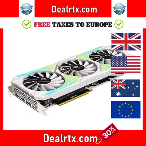 USED RTX 3080 10GB Graphics Card GDDR6X 320 Bit PCI-E 4.0×16 8+8Pin NVIDIA GPU RGB Lighting Gaming V