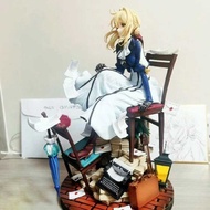 Anime 28Cm Evergarden Figures Violet Figure Pvc Models Gk Statue Ornament Collectible Toys