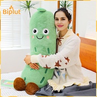 Soft Plush Cucumber Emoticon Pillow Cucumber Doll Plush Pillow Cute Smile Cucumber Plush Toy – Soft 