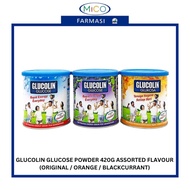 GLUCOLIN GLUCOSE POWDER 420G - ASSORTED FLAVOUR