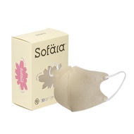 Sofara舒芙氧幼童立體空氣口罩30入（3歲-6歲）-裸膚金