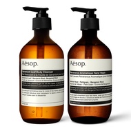 Aesop Reverence Aromatique Hand Wash & Geranium Leaf Body Cleanser | 500mL/16.67oz | Paraben, Cruelt
