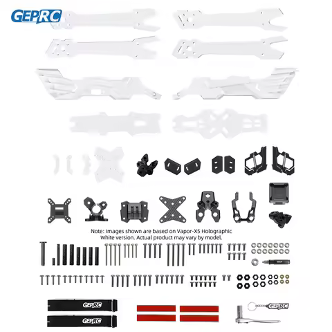 GEPRC Vapor O4 Pro Holographic White Frame 5-6Inch Drone X D5 X6 RC FPV Quadcopter Helicopter Replac