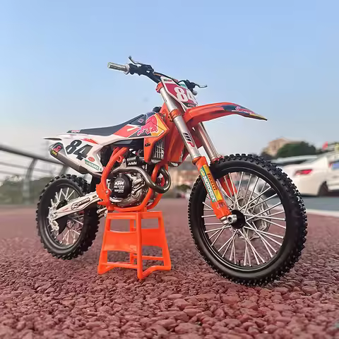 Maisto 1:6 2018 KTM 450 SX-F Factory Edition 84 Alloy Track Racing Motorcycle Model Metal Sports Mot