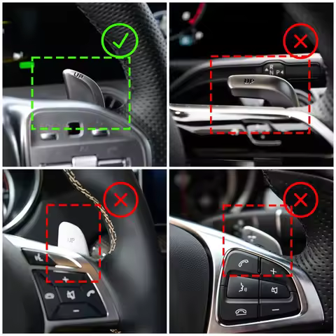 For Mercedes-Benz AMG steering wheel paddle shift AMG A35 A45 C43 C63 E63 S63 S65 CLA 35 45 63 G63 G