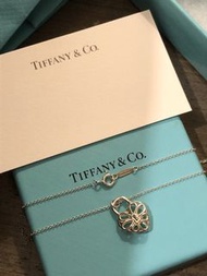 Tiffany Filigree Heart lock silver neclace 珍藏