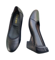 giày bup bê viền thun gót cao 5p