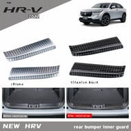 Vemart honda hrv 2022 facelift car rear bumper Inner sill plate stainless steel accessories hrv2022