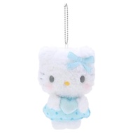 Hello Kitty 凱蒂貓 可愛造型玩偶吊飾鑰匙圈 水藍 16 x 12cm 60g HELLO KITTY凱蒂貓夢天使 1個 16cm