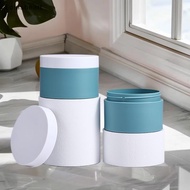 【Louisheart】 1/2 Pcs 100g Blue Injection Molding Plastic Jar Face Cream  Thick Plastic Cosmetic Cont
