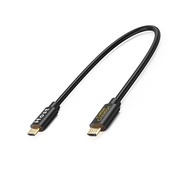CableCreation Short Micro USB to Micro USB OTG Cable 8inch, Micro USB Male to Micro USB Male Cable W
