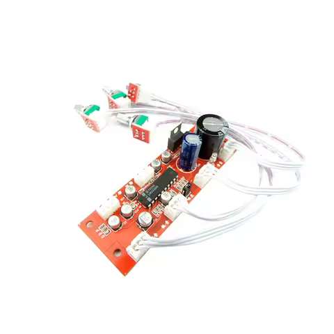 DLHiFi LM1036 Preamp Amplifier Audio Tone Preamplifier Board Preamplificador NE5532 Potentiometer Se