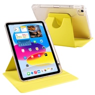 Rotation Case for iPad Air 5/Air 4 /For iPad mini 6 Pad Pro 11" 360 Rotation Clear Hybrid Back Cover