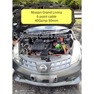 LIVINA 1.6/1.8 Custom GROUNDING CABLE 400amp 6 Point