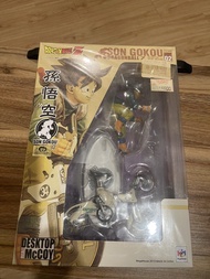 （購自日本）全新龍珠Z 孫悟空 單車 DESKTOP REAL McCOY 金貓貼