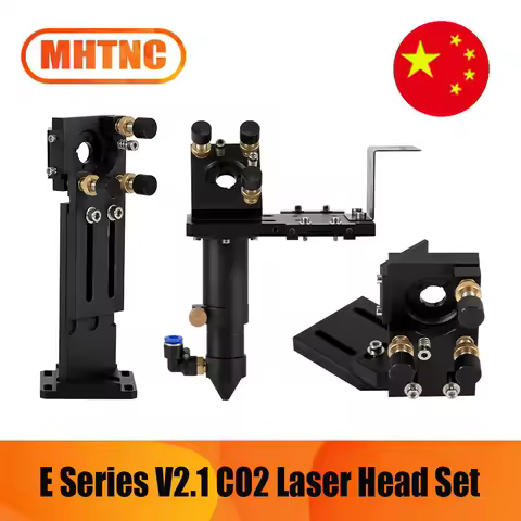 E Series CO2 Laser Head Set Suitable for D25 Reflector,D20,FL 50.8 / 63.5 / 101.6mm Focusing Lens fo