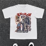 American retro Style T-shirt Oversize Original Trend EMINEM Print top| White Women's T-Shirt | Men's