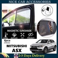 Mitsubishi ASX Fit Magnetic Sunshade (6pcs) Accessories Automotive Accessories Automotive