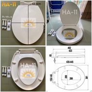 Toilet lid falls smoothly - Toilet lid HA11