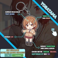 Gantungan Kunci Class no Daikrai Akane Sakuramori, Anime Keychain Lucu - Akane