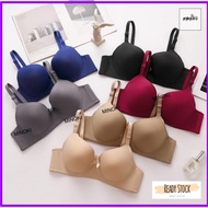 [MINOKI] T-SHIRT BRA 36-42 CUP D PLAIN CLASSIC SEAMLESS BRALETTE BRA