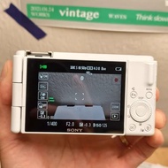 白色 SONY ZV-1F Vlog 相機