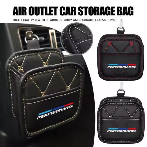 Car Storage Bag Air Outlet Dashboard Tidy Hanging Organizer Box For BMW Performance M2 M3 M4 X1 X3 X