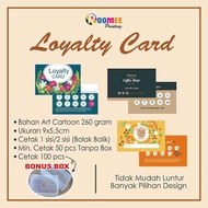 PRINT LOYALTY CARD / STAMPLE CARD / MEMBER CARD THICK MATERIAL BEST QUALITY