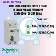 Rccb Rcbo Schneider Easy9 2 Phase 2P 30Ma 25A 40A Ez9R04225 Ez9R04240 - 2P 25A 30Ma