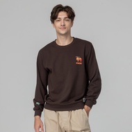 moz瑞典 格紋駝鹿 100%純棉 大學T -黑巧克力(亞洲版) 男款