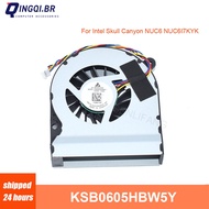 Laptop Cooler KSB0605HB KSB0605HBW5Y 1323-00U9000 For Intel Skull Canyon NUC6I7KYK NUC6 I3 I5 I7 New CPU Fan DC5V 0.6A 1709N17HF