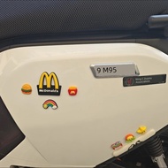 car decoration accessories car accessories interior Sesuai untuk No. 9 M95C/85C McDonald's stiker ke