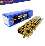 TORA Mata Bor Besi Baja Kuning 3.5mm 3.5 mm Kuningan Twist Drill Titanium 35mm 35