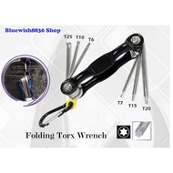FOLDING ALLEN KEY HEX KEY TORX STAR POCKET ALLEN KEY