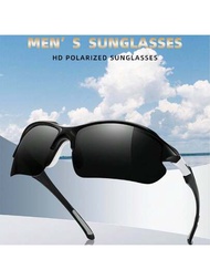 1入組騎行眼鏡，男士光臨式偏光太陽眼鏡，戶外運動眼鏡，9301男士太陽眼鏡與1.1鏡片