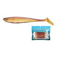 Ready Stock 9cm 6g Duck foot T Tail Soft Bait seasky Fishing Lure 7pcs for Bass Trout