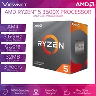 AMD Ryzen 5 3500x Processor, 6 CPU Cores, Max Boost Clock Up To 4.1GHz, Socket AM4