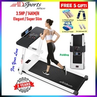 ADSports AD520 Luxury 3.5HP 16CM Super Slim 58CM Running Platform Home Exercise Gym Fitness Electric Motorized Treadmill