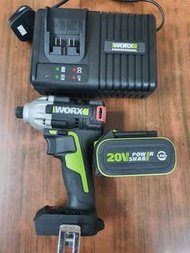 WORX 20V 無刷衝擊批連充電器電池