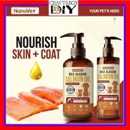 Nanovet Wild Alaskan Salmon Oil For Cat and Dog Vitamin D