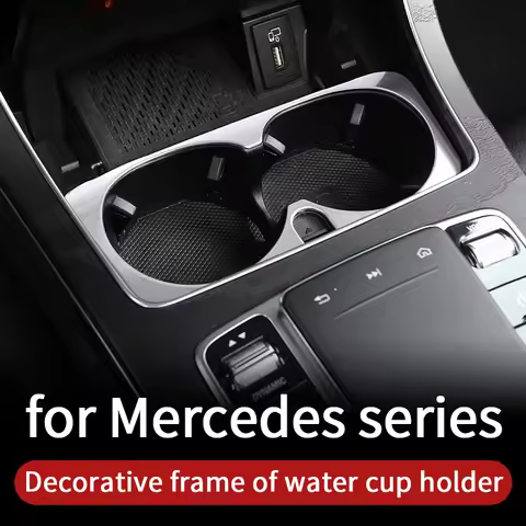 Cup holder trim For Mercedes w213 amg Mercedes w205 amg/glc x253 coupe amg mercedes c class accessor