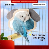 Parrot Stand Rack for Self Entertainment Biting and Claw Grinding for Cockatiel Budgie Parakeet Cage