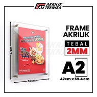 A2 Acrylic Frame Wall Poster Frame/ Acrylic Menu Display/