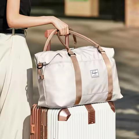 Travel Bag Female Large-Capacity Hand Luggage Bag EasyJet Airlines 45x36x20 Travel Bag, Short-Distan
