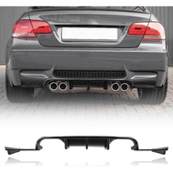 Rear Bumper Lower Diffuser with Corner Splitters Compatible with 2006-2013 BMW E92 M3 Coupe E93 M3 C
