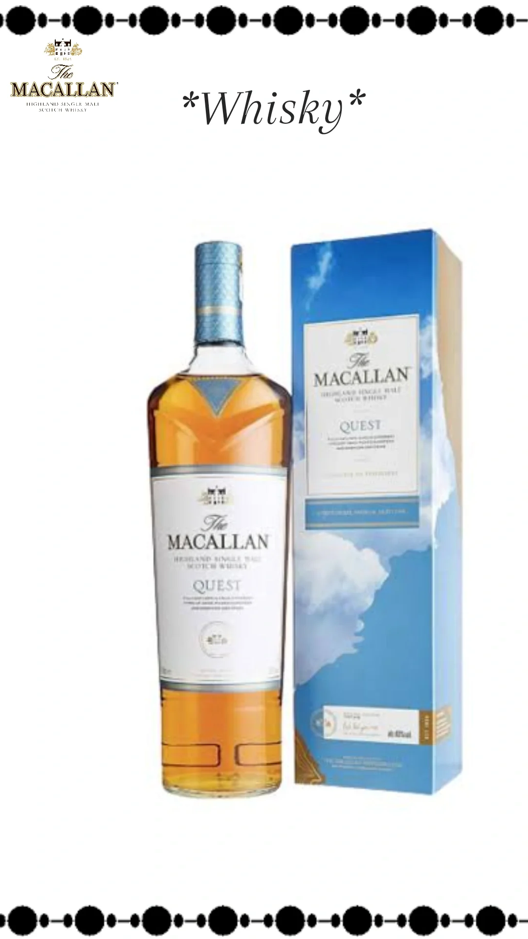 ❗🔥  The Macallan ( Quest ) 1L Scotch Whisky ❗🔥